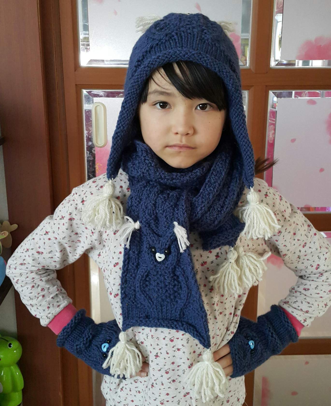 Детские шапочки, шарфики