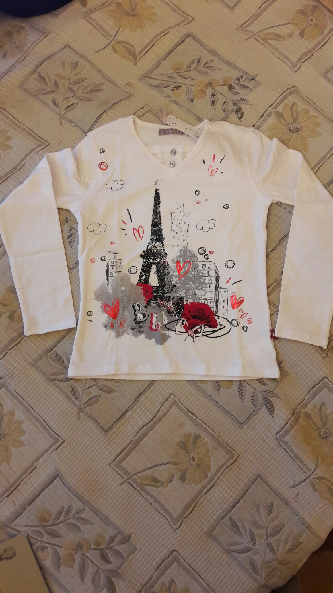 Боболи футб Эйфелева башня. Рост 10 лет. Пристрой одежды