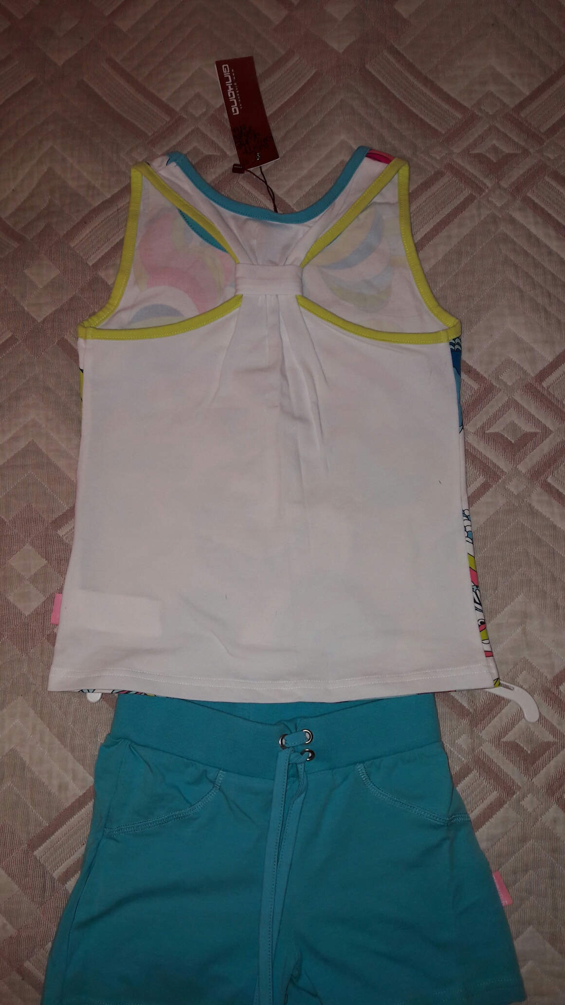 Гинкана шорты и маечка. На 8 лет. Пристрой одежды