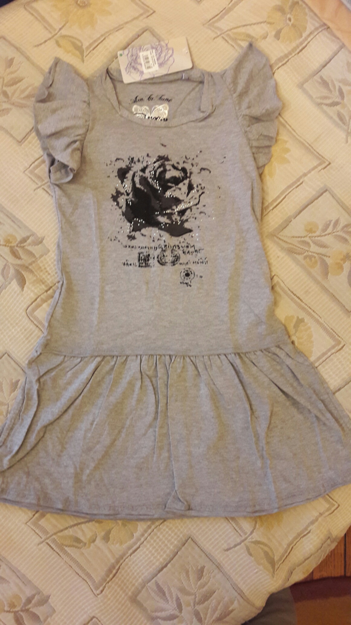 Лоссан. Летнее легчайшее платье. Росст 8-10 лет. Пристрой одежды