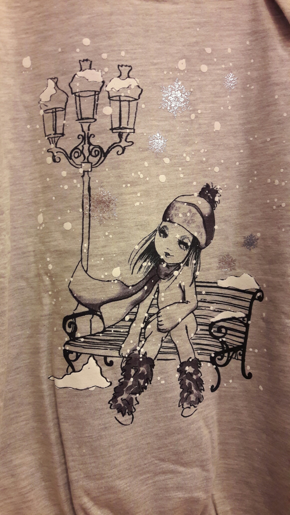 Майолрал. Заснеженная девочка. 10 лет. Пристрой одежды