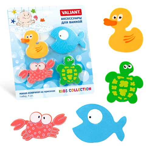 Мини-коврики липучки