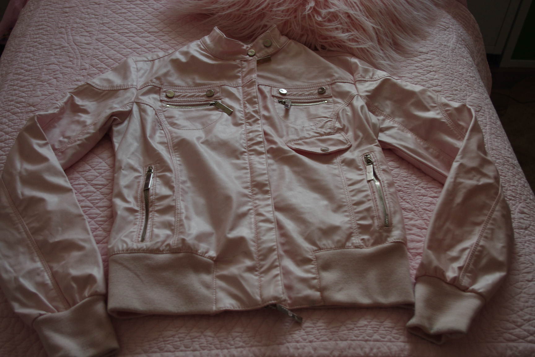 куртка экокожа нежная-44-500. ЗАБРАЛИ