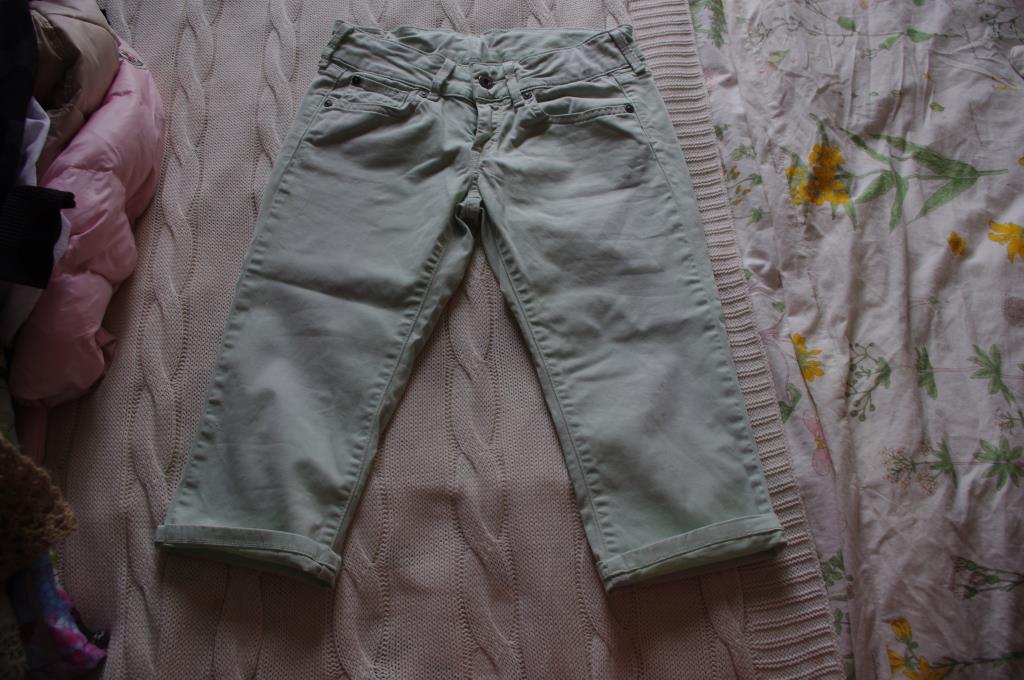 Пепе джинс-капри ментоловые-140-400. ЗАБРАЛИ