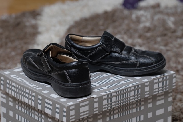 Ботинки кожа б/у 33 размер, 400 руб.. ПРИСТРОЕНО