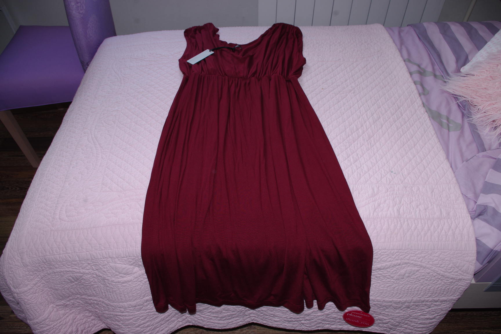 платье цвета марсала-44/46-2000. ЛИКВИДАЦИЯ ЖЕНСКОЕ