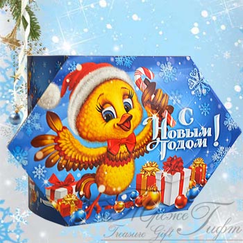 Цыпленок ЛоЛиЛо, картон, Вес 500 гр., 240 руб.. НОВОГОДНИЕ ПОДАРКИ 2017