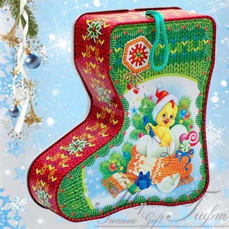 Волшебный сапожок, жесть, Вес 700 гр. 529 руб.. НОВОГОДНИЕ ПОДАРКИ 2017