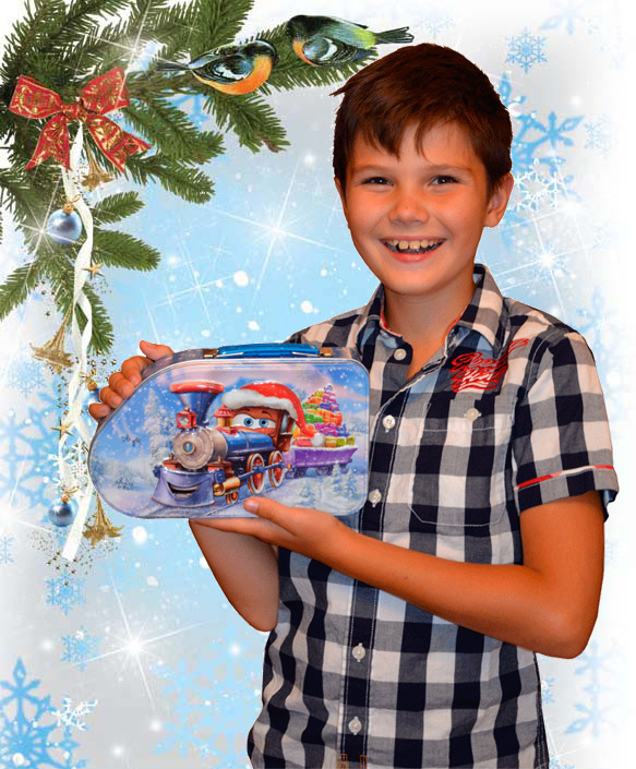 Паровозик, жесть, Вес 600 гр., 530 руб. . НОВОГОДНИЕ ПОДАРКИ 2017