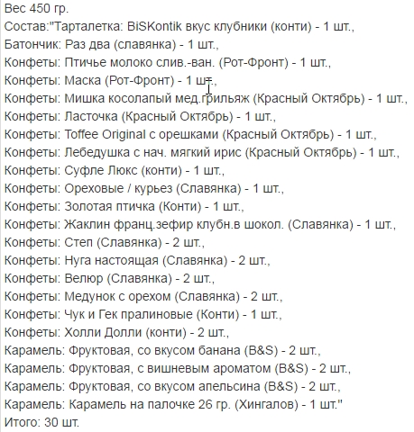 Вес 450 гр.. НОВОГОДНИЕ ПОДАРКИ 2017