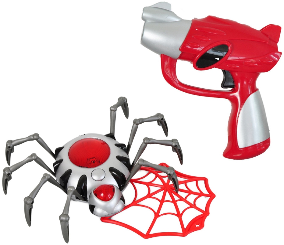 Игра Лазерный пистолет и паук. Игрушки