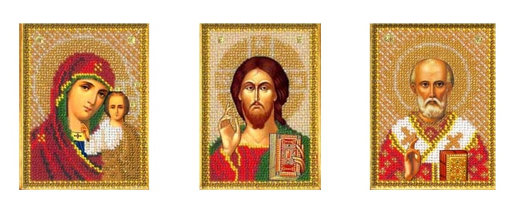 Иконы из бисера