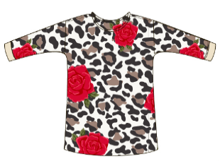 Платье	леопард	21340. 