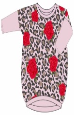 Платье с карманами	леопард	20241. 