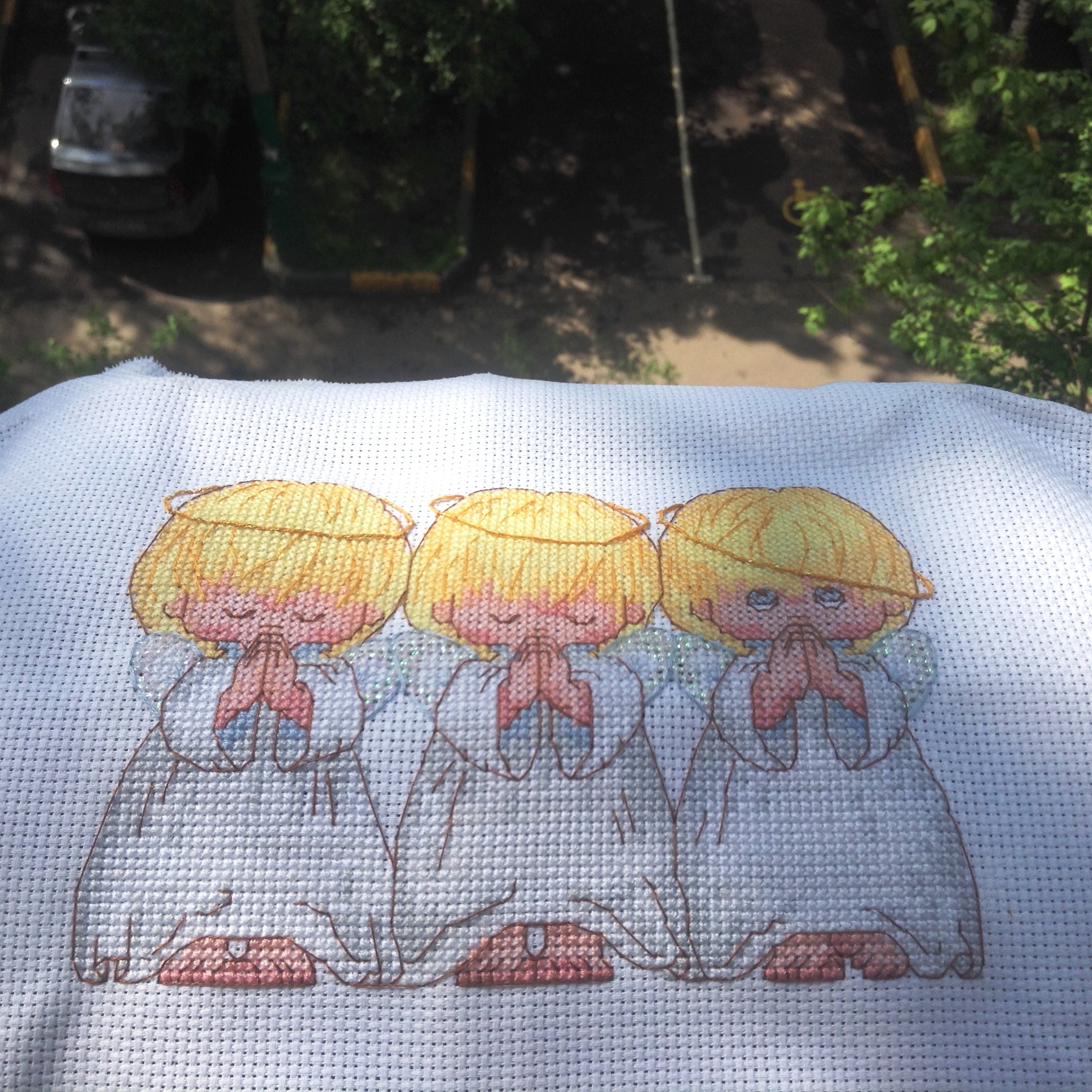 моя вышивка