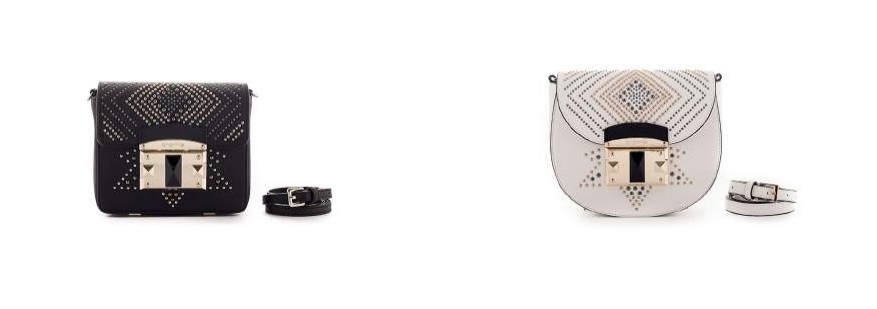 cromia 123 правая черная с серебряной фурнитурой. Сумки