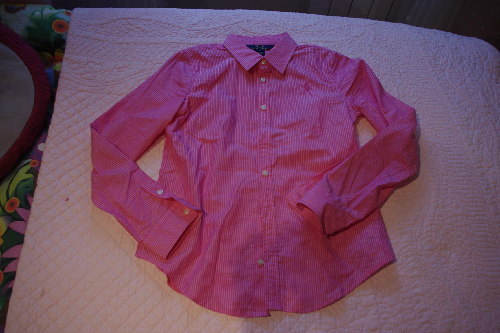 рубашка в полоску ральф лорен 152-400. ЗАБРАЛИ