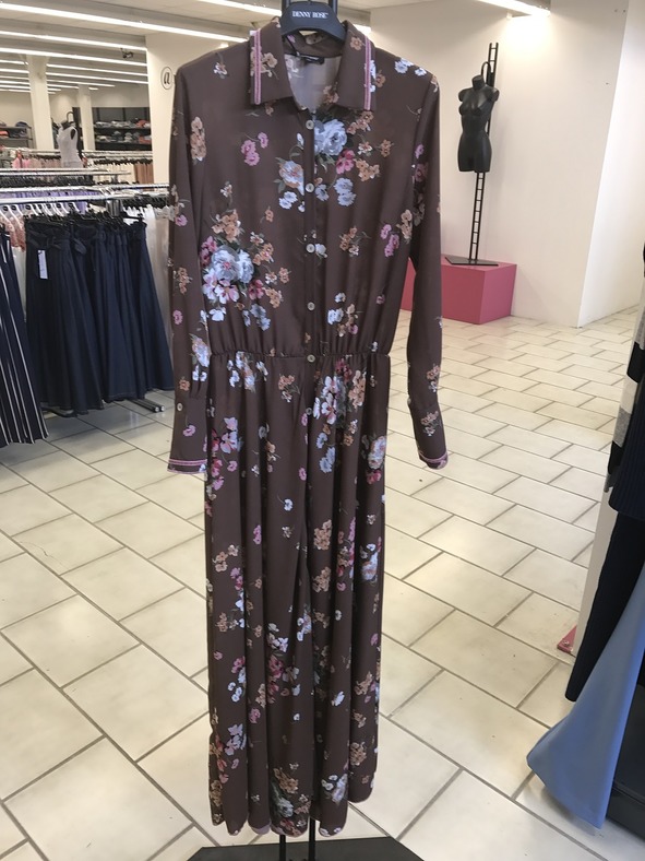 Шикарное платье-рубашка в пол от D....R... 48it . 