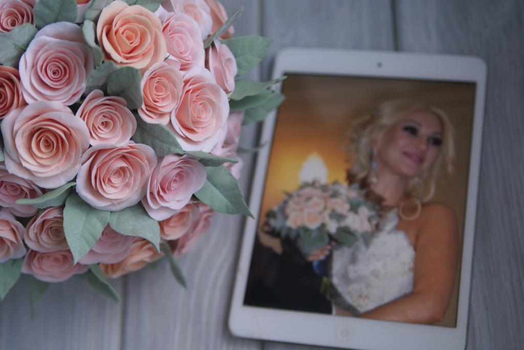 Свадебный букет из полимерной глины 5000р. 1.HANDMADE продажа/обмен