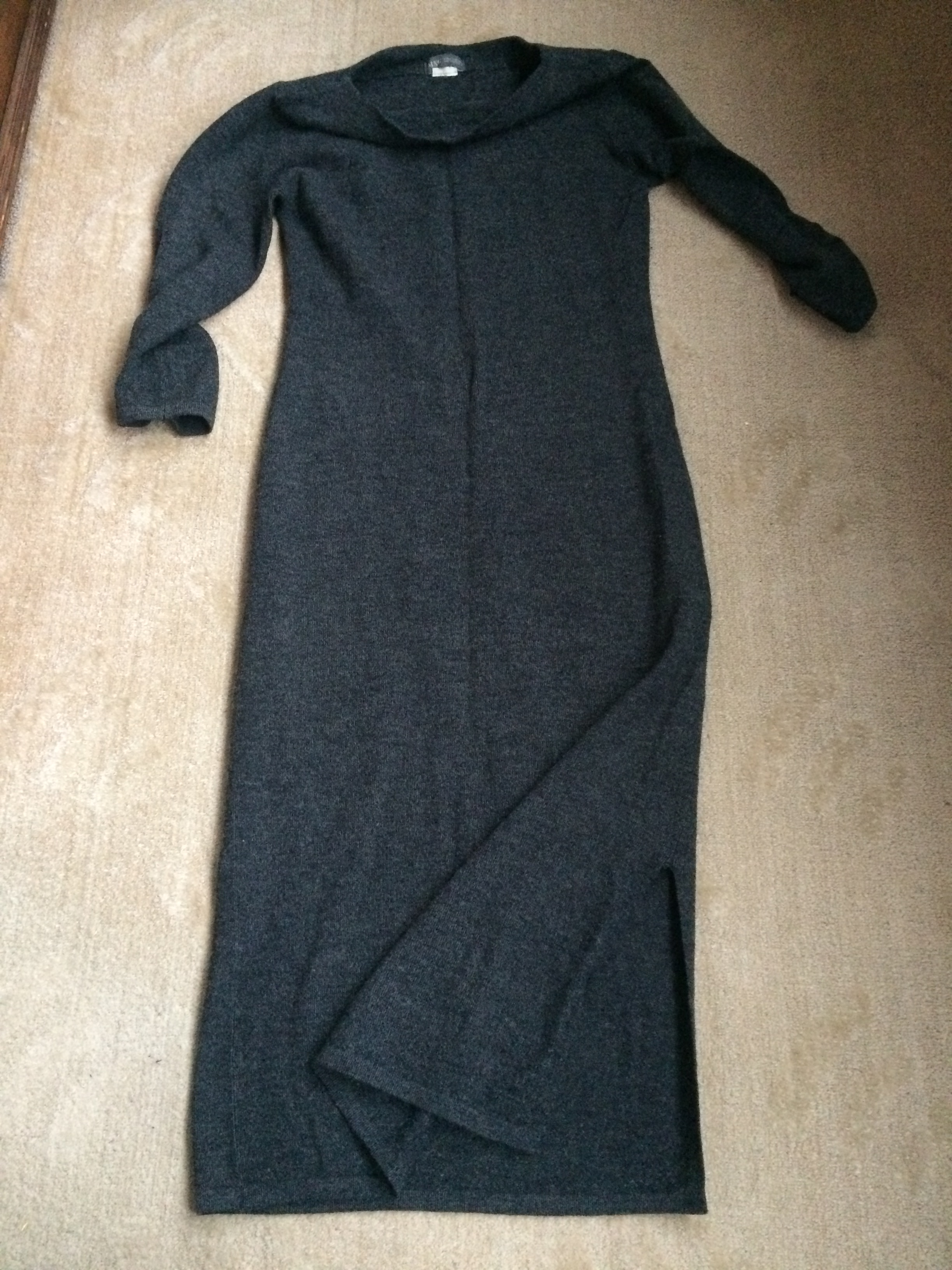 длинное серое платье MNG, р44-46. я-Отдала с 01.06.2019