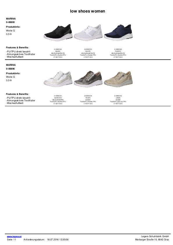 Legero лето 2017