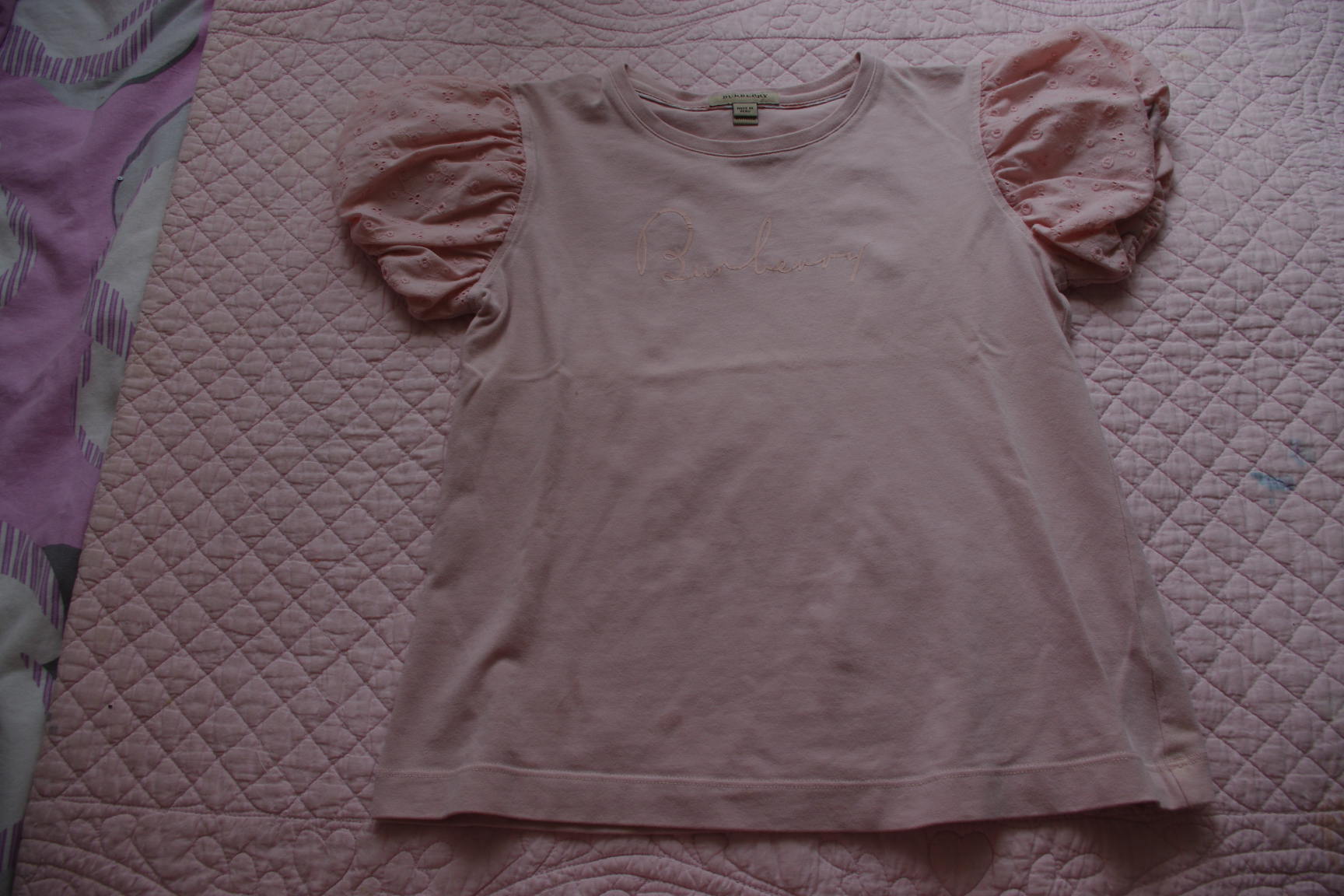 берберри маечка с красивыми рукавами -152-300. ЗАБРАЛИ