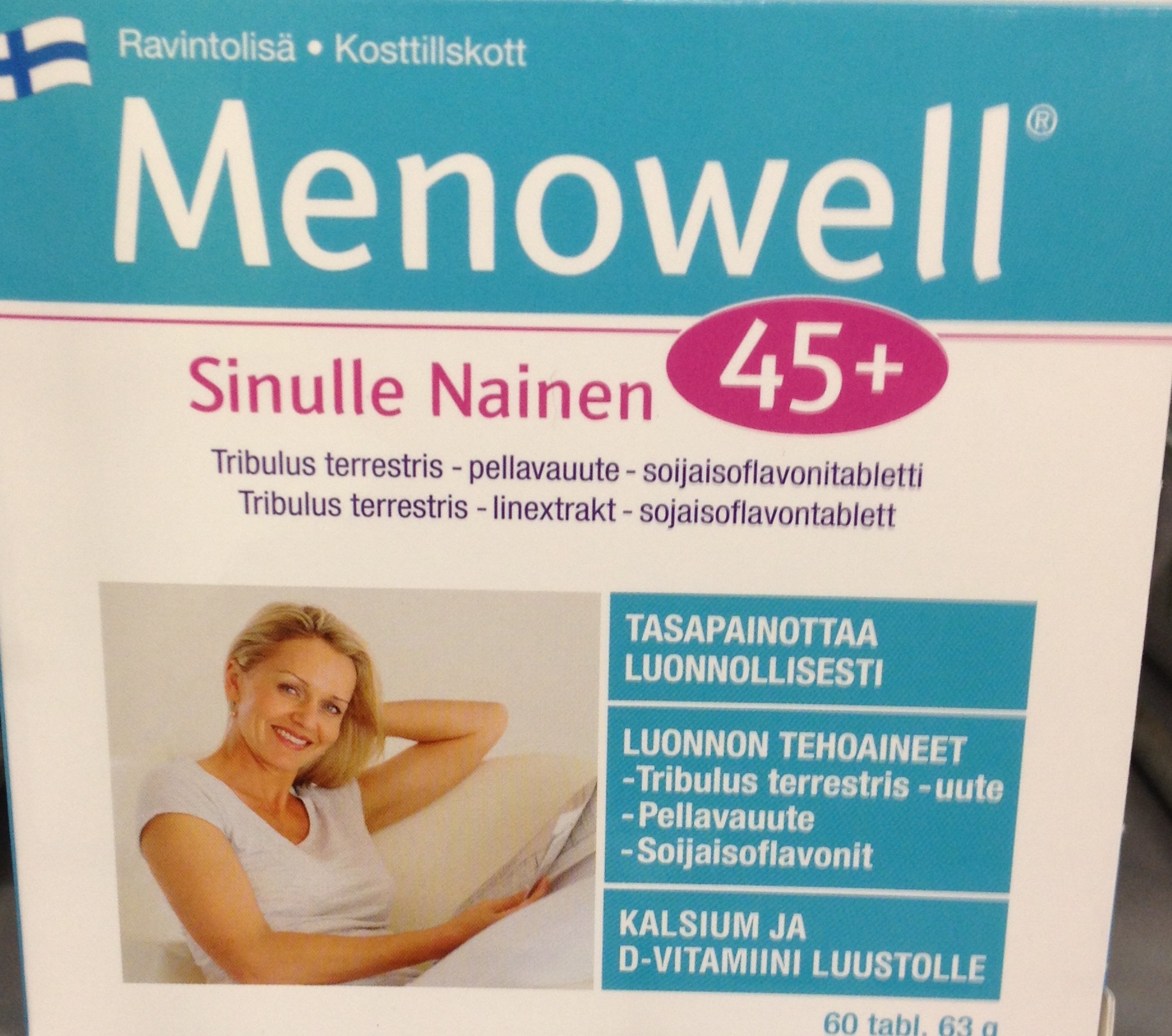 Витамин после менопаузы. Витамины Menowell 45+. Менопауза витамины menopause. Витамины из Финляндии 45+. Женские витамины финские.