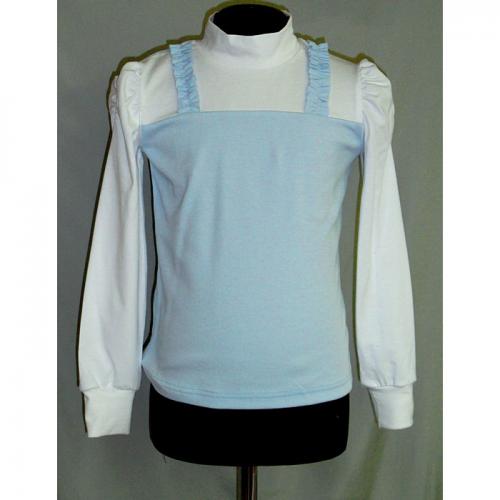 2-626 белый с голубым. школа