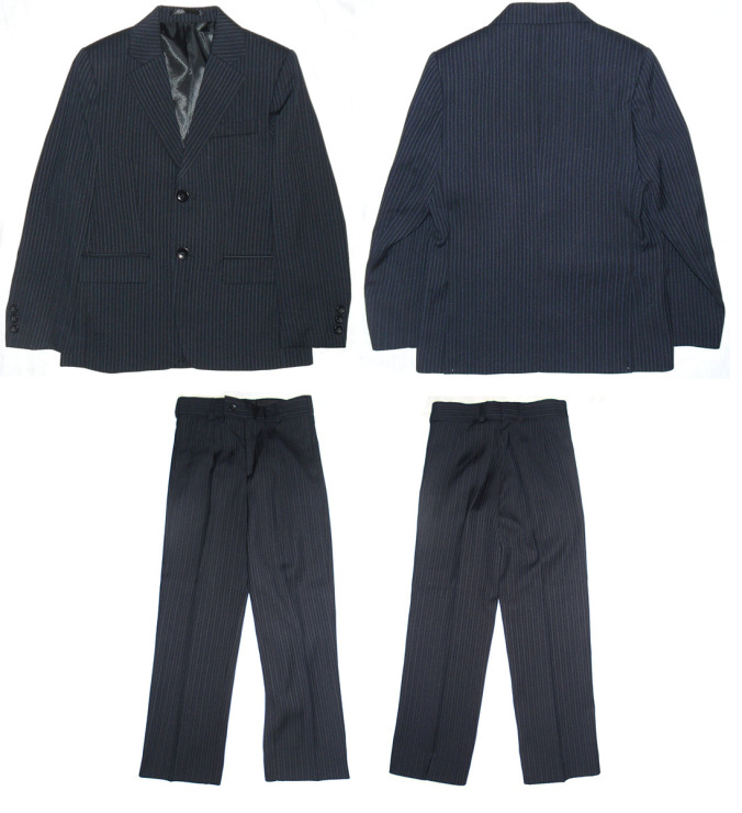 Костюм синий в полоску д/м размер 128, 1300р. 128