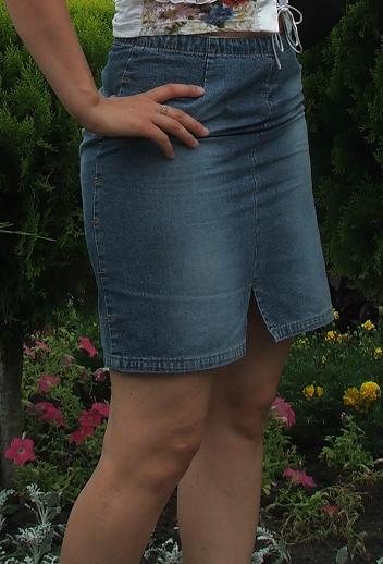 Юбка джинсовая р.44 200 р.. Женское р.44-46