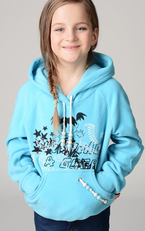 Яркая голубая толстовочка 164 см. Пристрой одежды