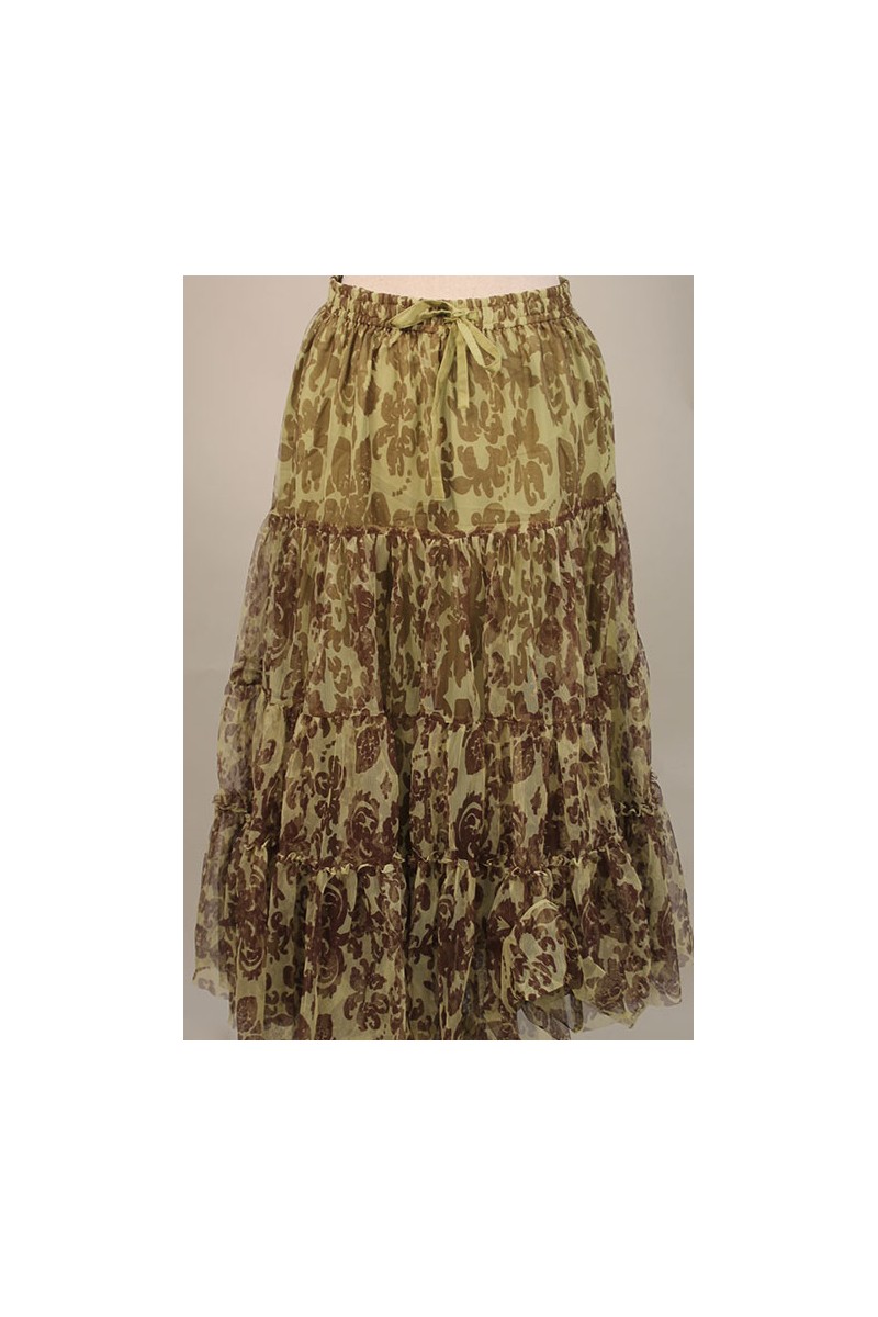 Изюм*бохо стиль , юбка салатовая фото 2. ПРИСТРОЙ (взрослое)