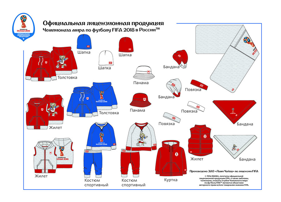 Коллекция детской одежды к Чемпионату мира по футболу
