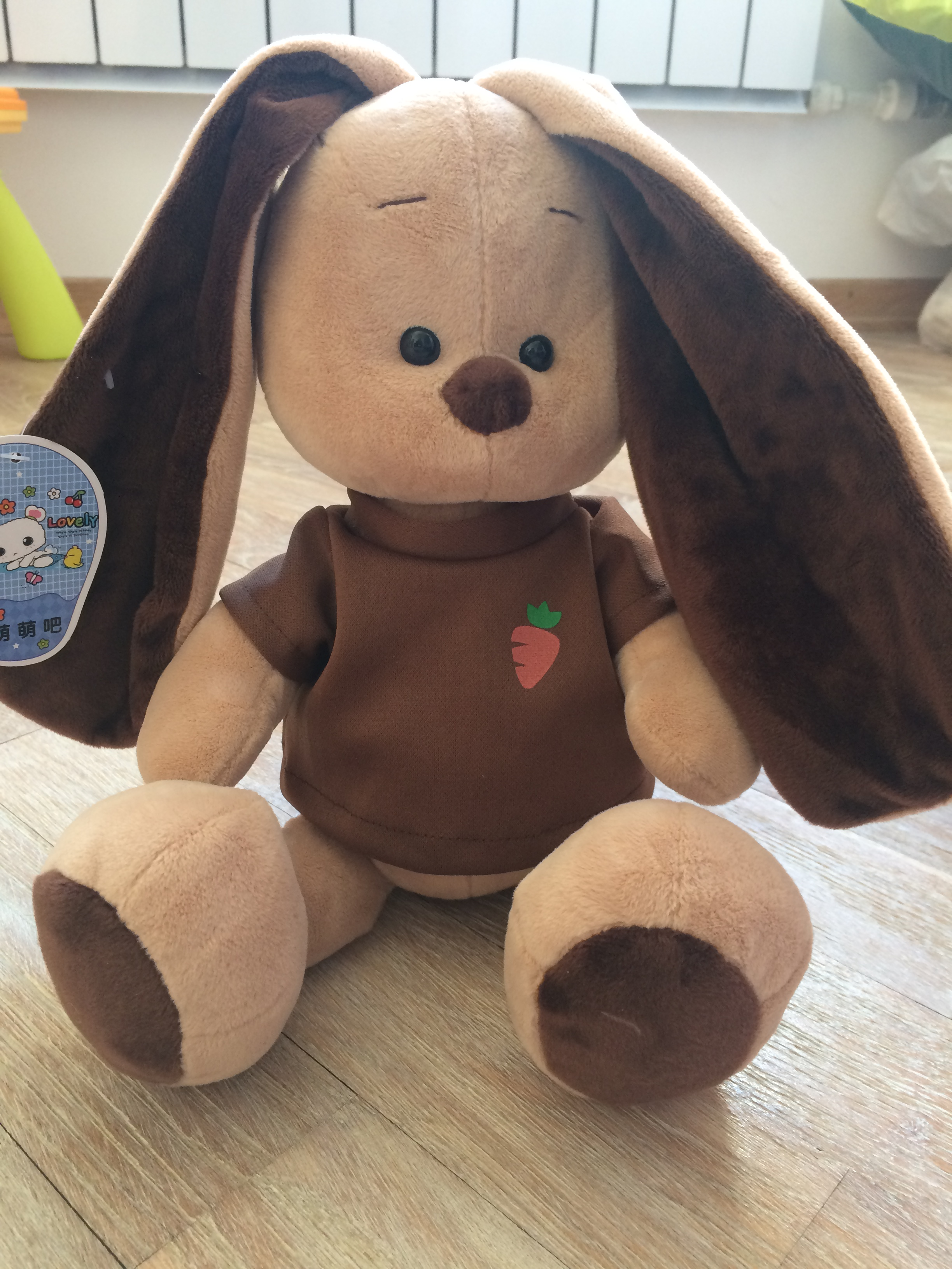 большой зайка в коричневой кофточке. Игрушки, книги НОВЫЕ