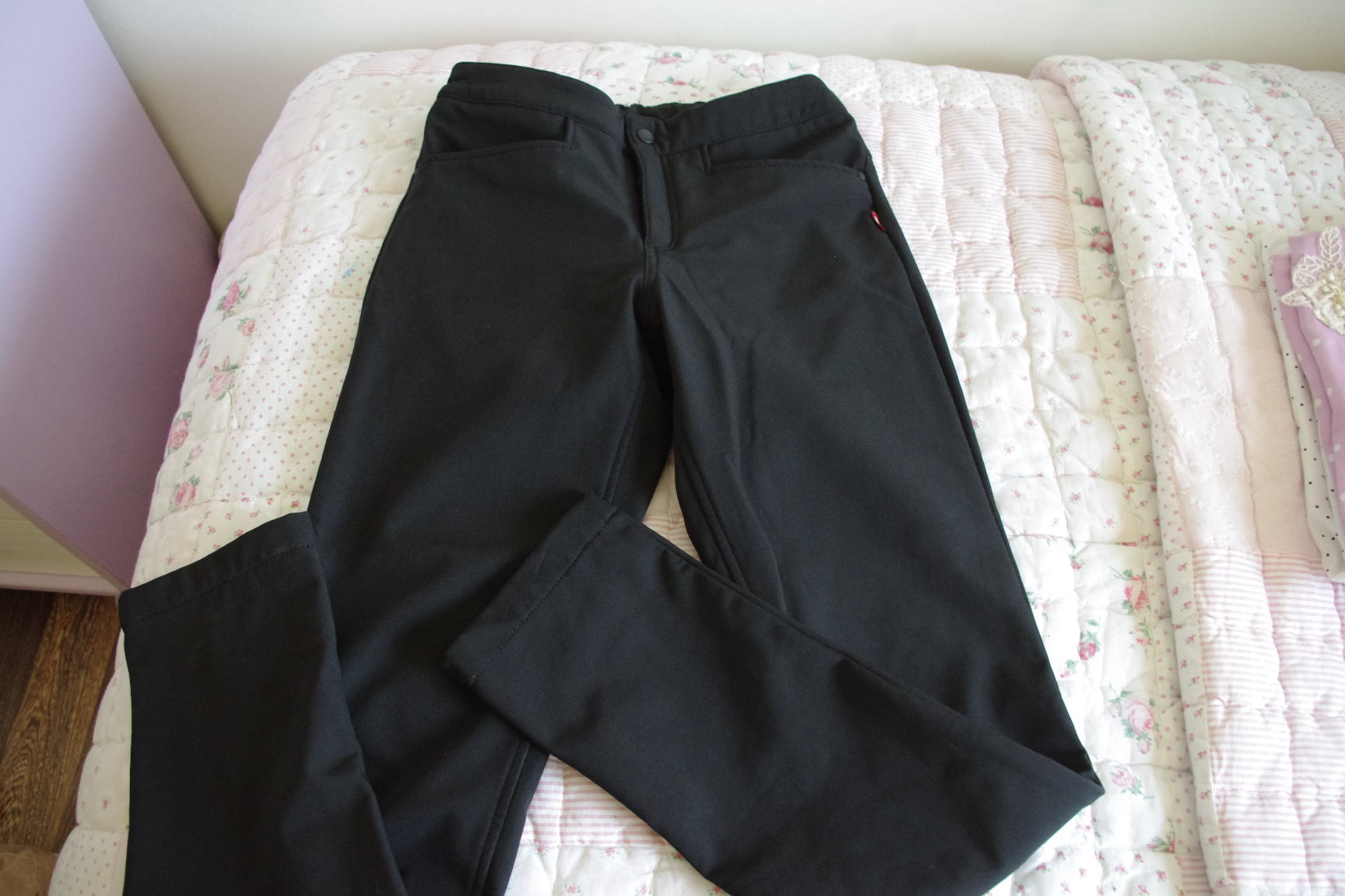 Рейма черные на флисе брюки девочке-158-600. ЗАБРАЛИ