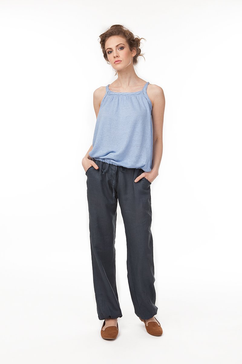 Топ цвет ГОЛУБОЙ из бамбука. 