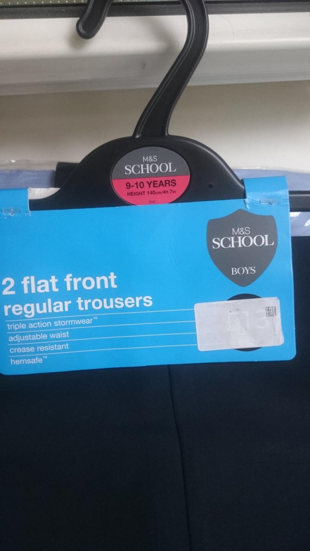 Брюки синие рост до 140 см.. 134