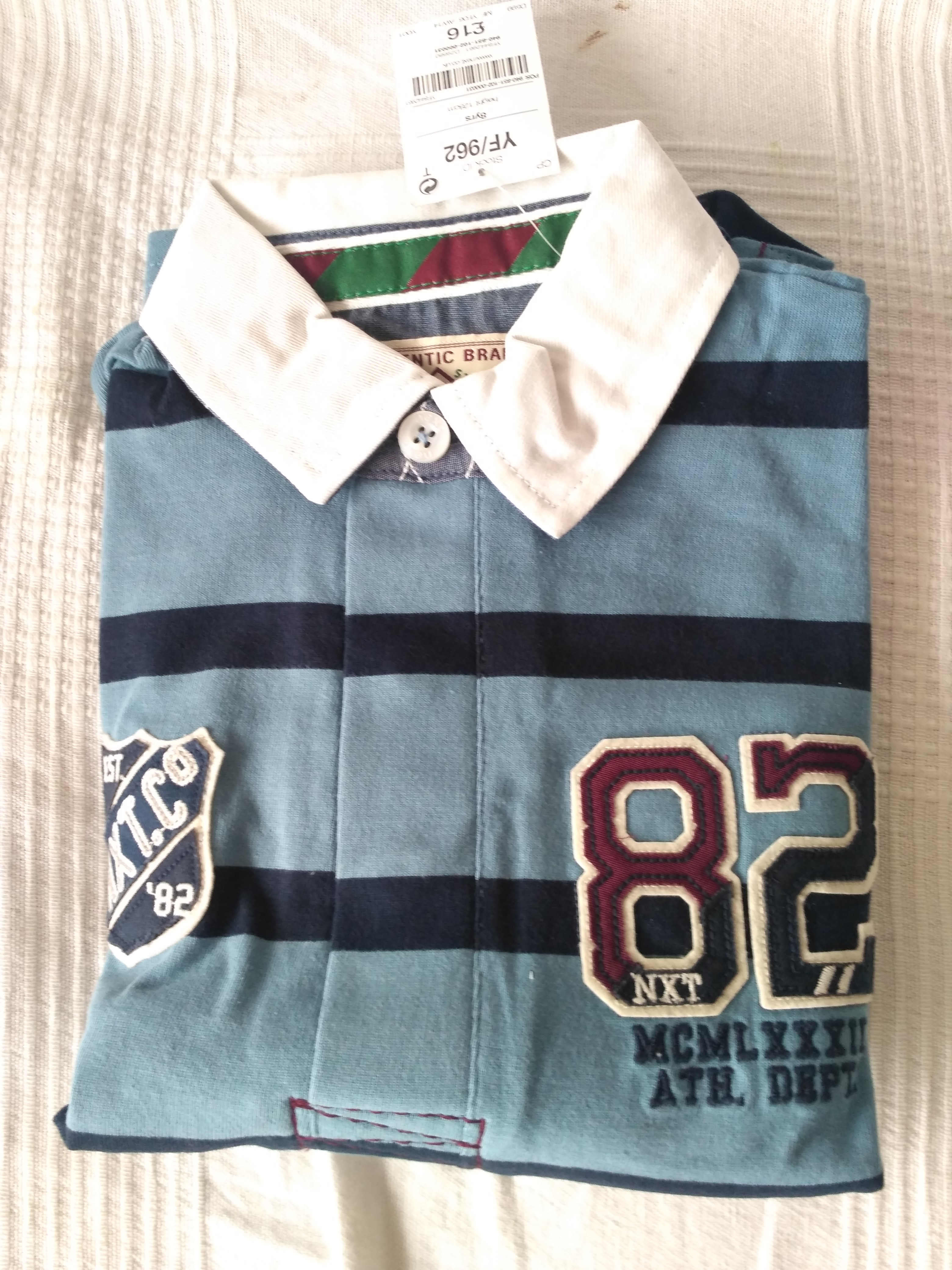 Поло Next c длинным рукавом, 128, 1000 руб. 128