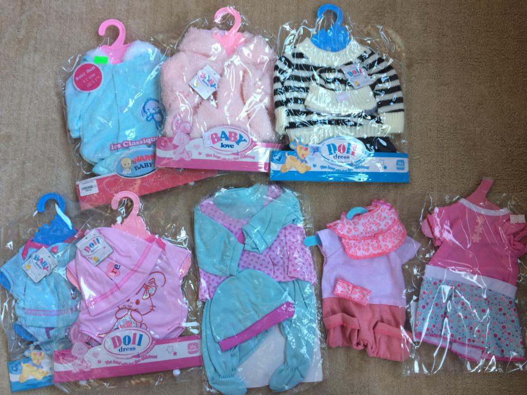 одежда для кукол. Игрушки, книги НОВЫЕ
