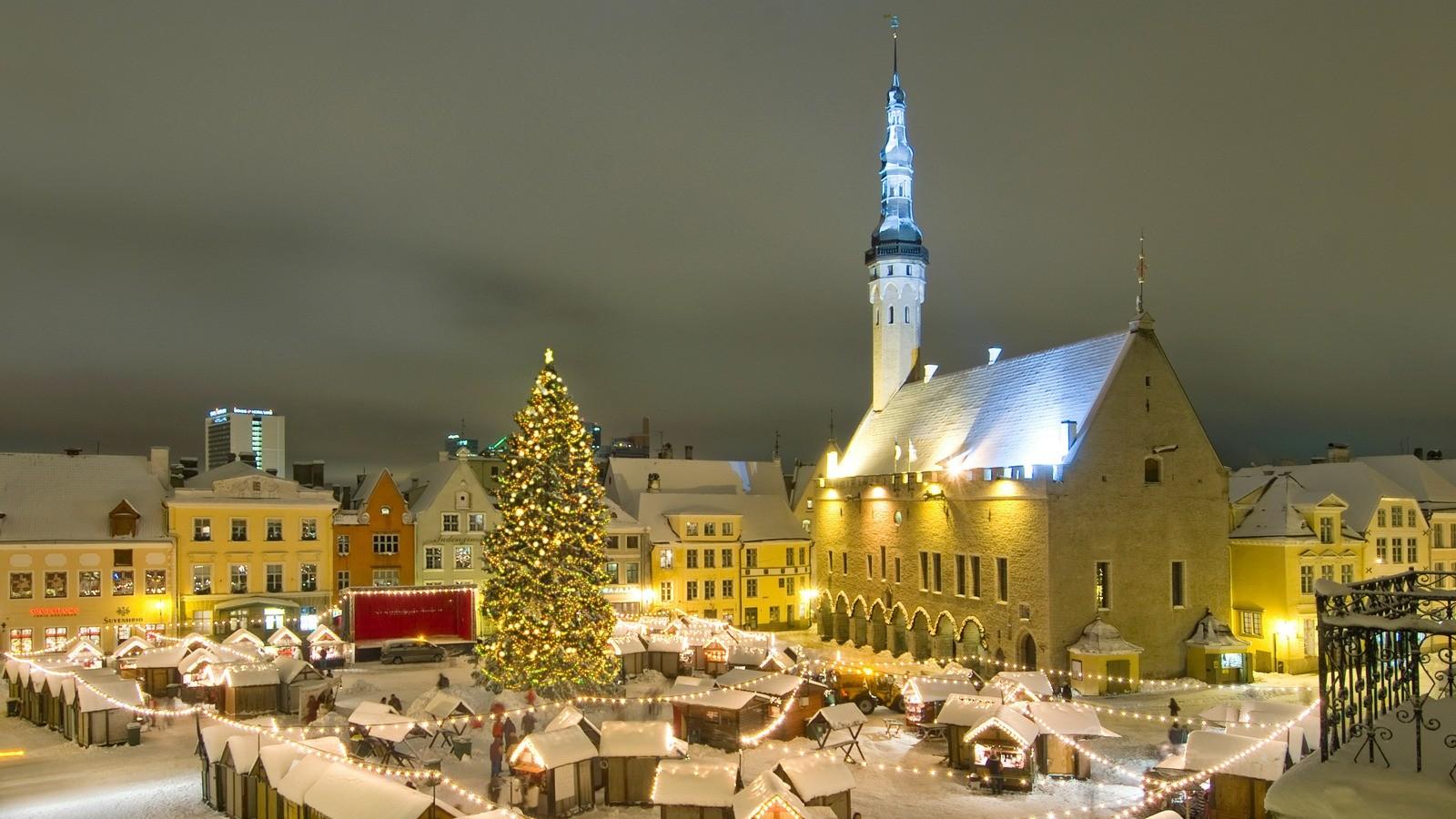Эстония Таллин рождество