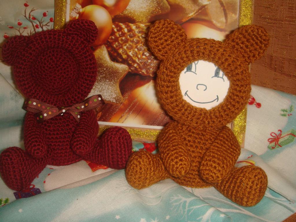 фоторамки мишки. Новый год. Подарки