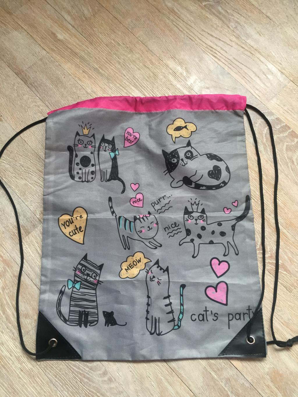 мешок для обуви. Для школы