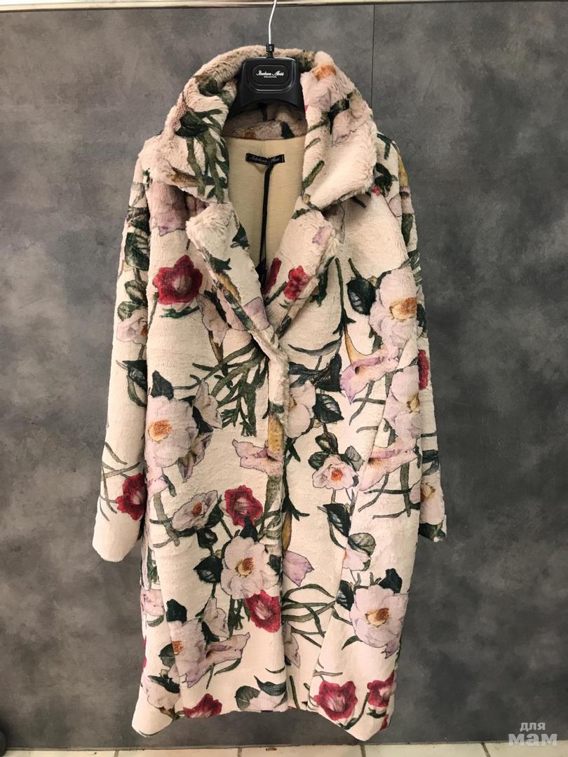 Пальто с розами