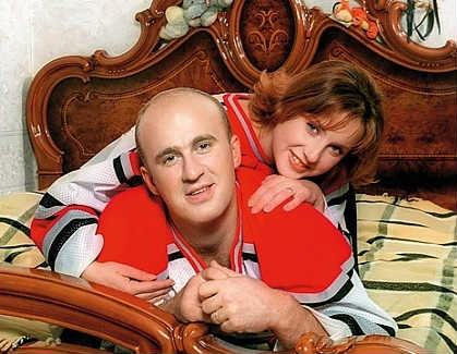 Ирина Слуцкая с мужем