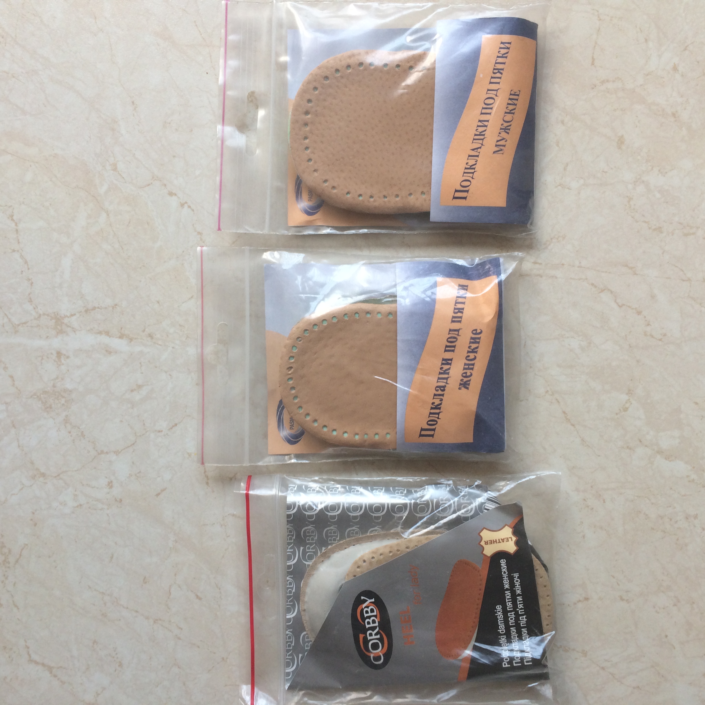 Подкладки под пятки. Лечебное(+очки)