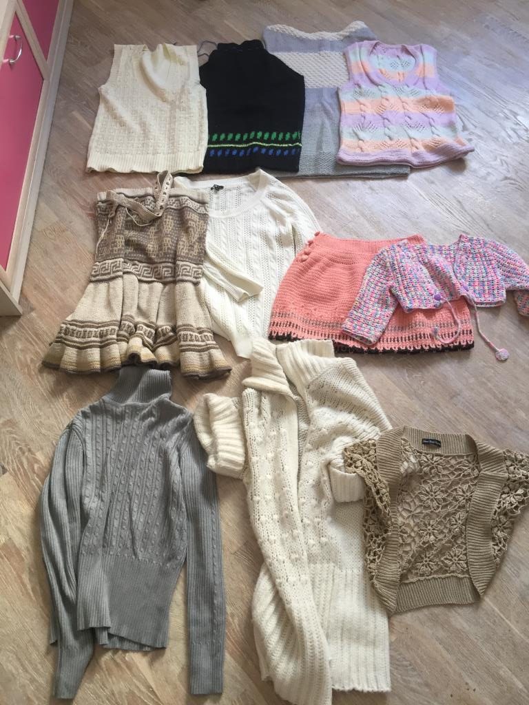 Большой пакет вязаных вещей . я-Отдала с 01.06.2019