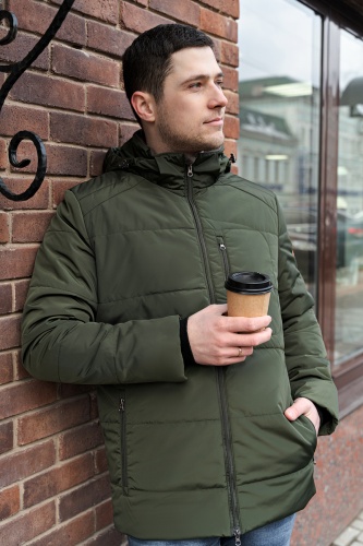 Куртка мужская зимняя 11 003, авокадо. Мужское