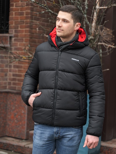 Куртка мужская двухсторонняя 'Лион', красный. Мужское