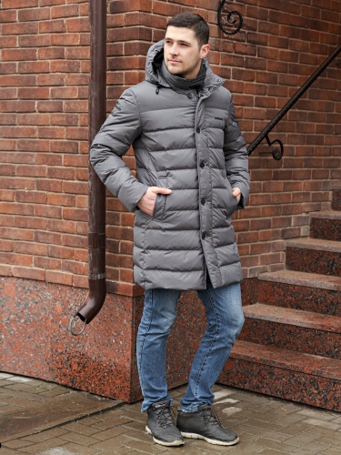 Куртка пуховая мужская 'Верона',graphite. Мужское