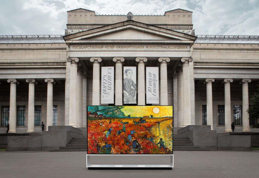 Технологии дополняют искусство:  кампания «lg signature x пушкинский музей» в поддержку национальног